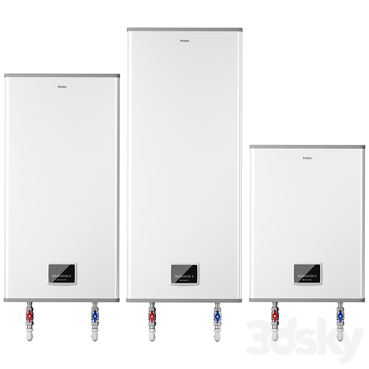 HAIER WATER HEATER SET - Household appliance - 3D model