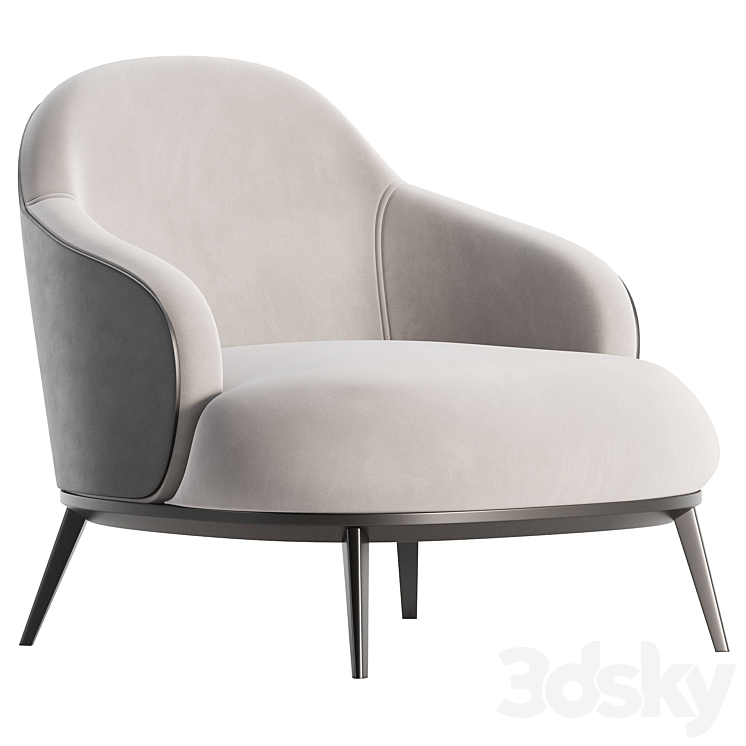 Minotti LESLIE ARMCHAIR Arm chair 3D model