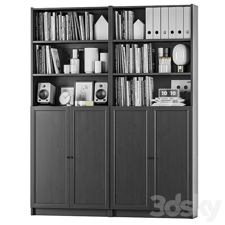 IKEA BILLY BILLY / OXBERG OXBERG Bookcase Wardrobe & Display