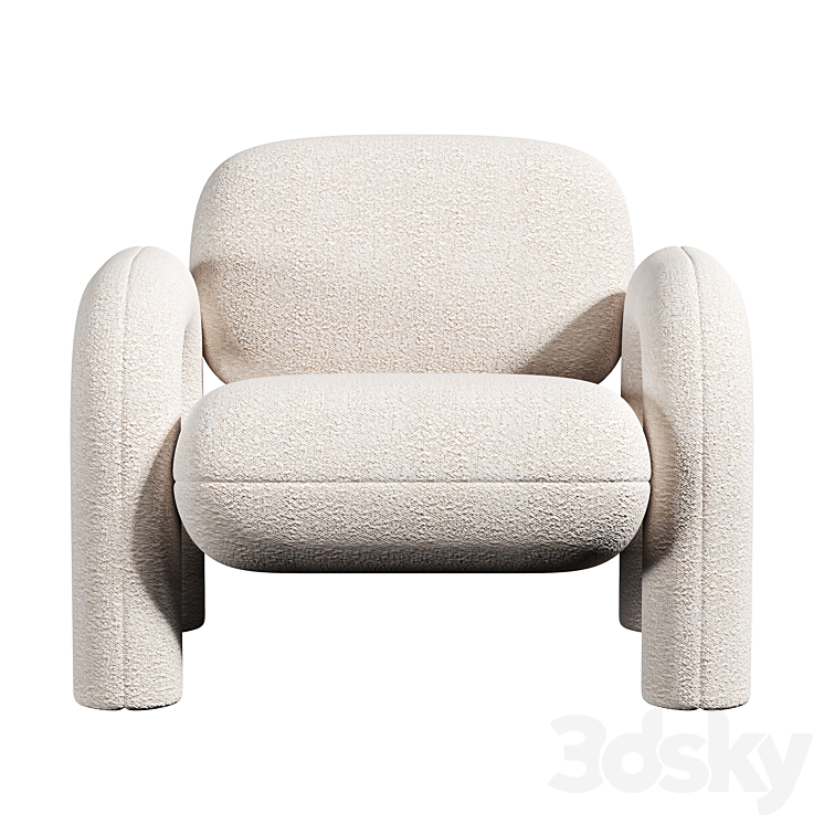 Bobo Accent Armchair Arm chair 3D model