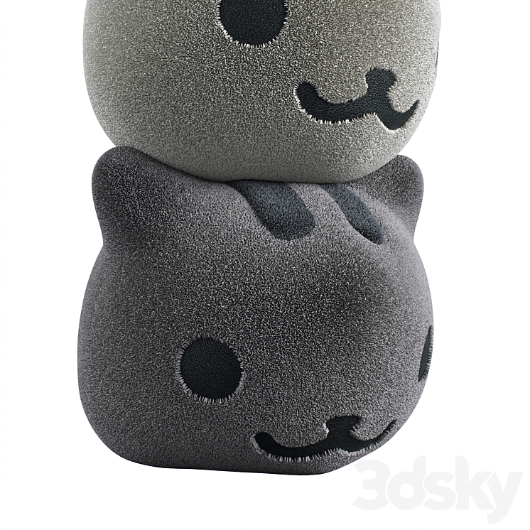 Childrens soft toys Neko Atsume Toy 3D model