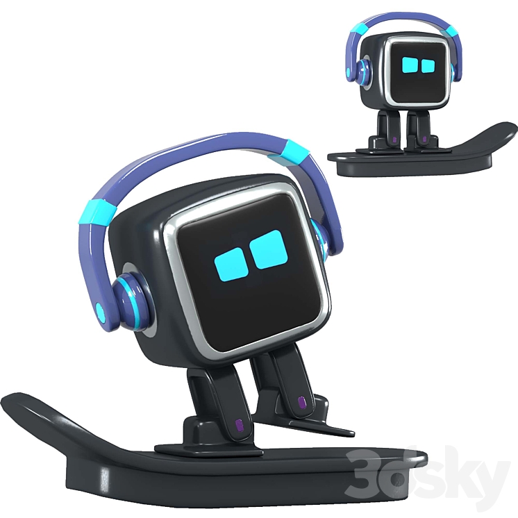 emo robot PC & other electronics 3D model