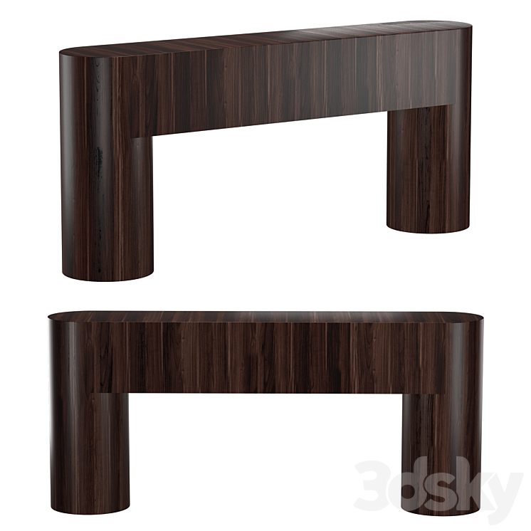 Eugene 2 Console Eucalyptus Console 3D model