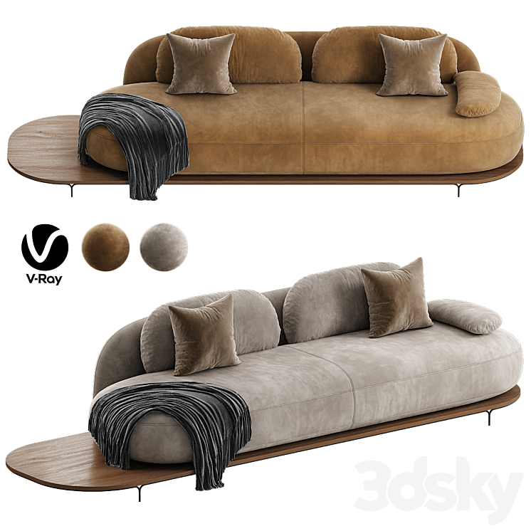Gema Karams Sofa - Sofa - 3D model