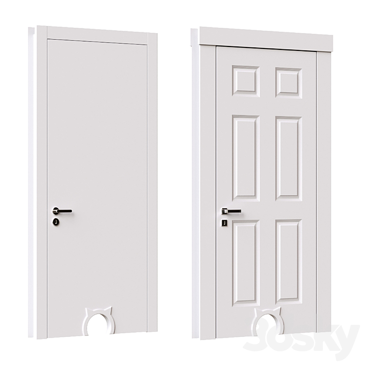 Doors for cats - Doors - 3D model