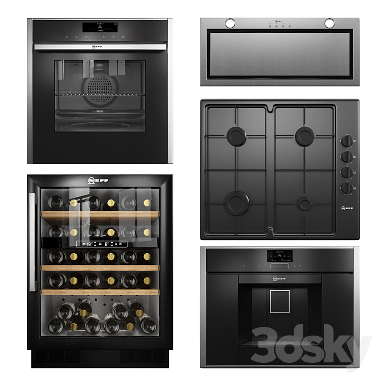 NEFF appliance collection Kitchen appliance 3D model