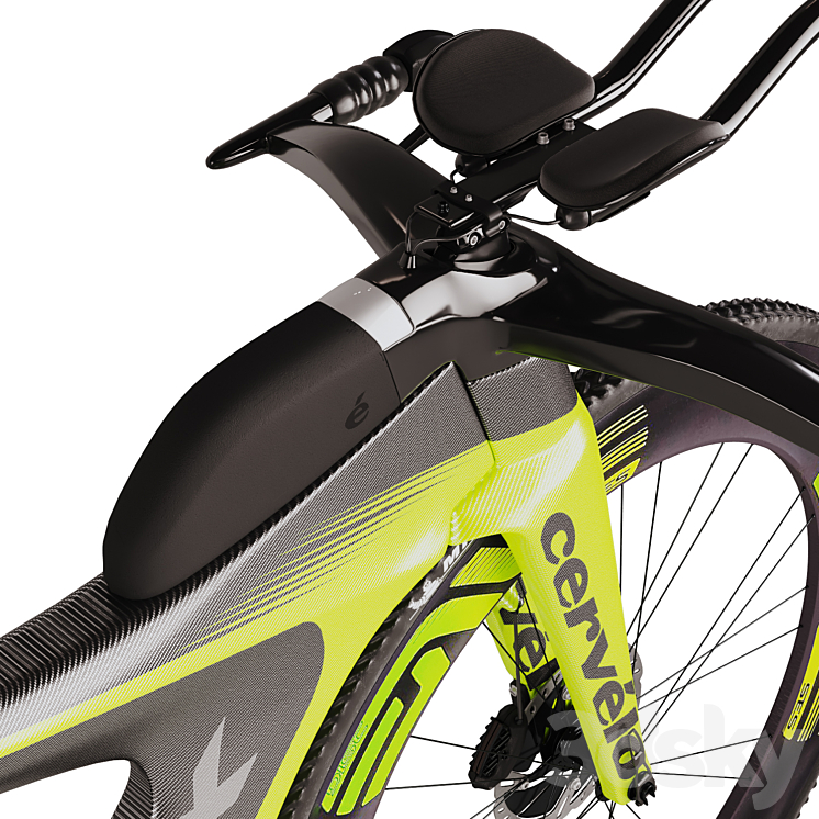 Road bike Cervelo P5X Transport 3D model