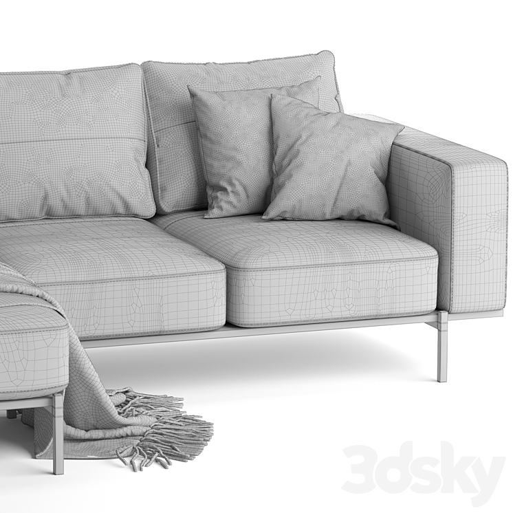 MADE Jarrod corner sofa Sofa 3D model