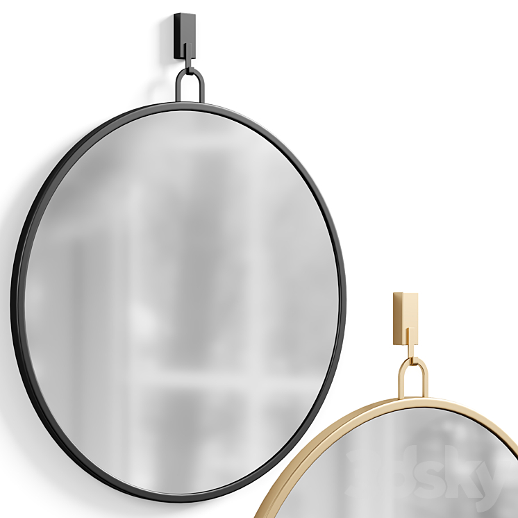 VARALUZ CASA Round Stopwatch Mirror Mirror 3D model