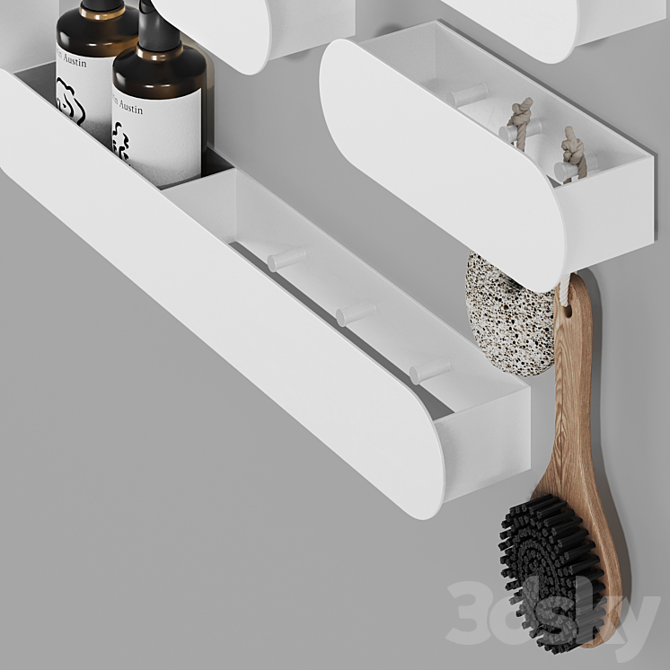 Tezza bathroom accessories - Bathroom accessories - 3D model