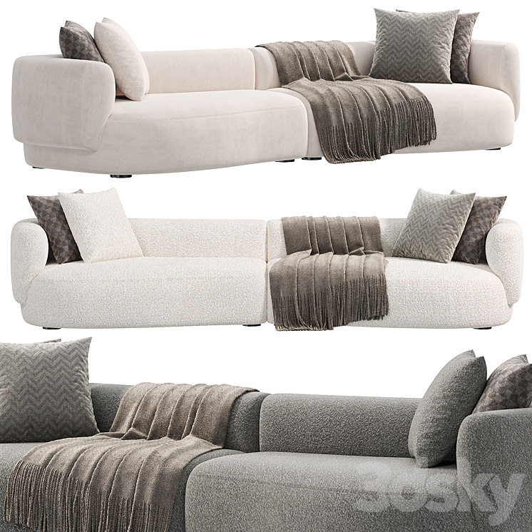 FAO Sofa by Christophe Delcourt, sofas Sofa 3D model
