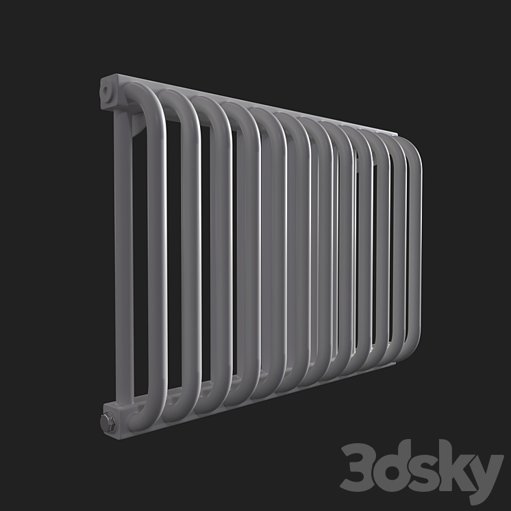 Tubular radiator KZTO RS‌-2 - Radiator - 3D model