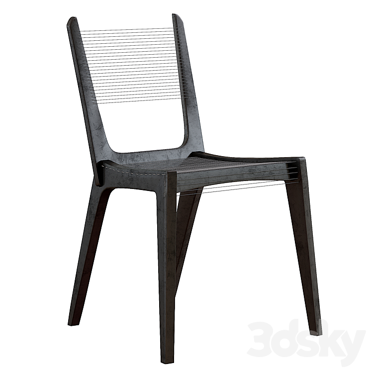 Savignyplatz Table + Cord Chairs Table + Chair 3D model