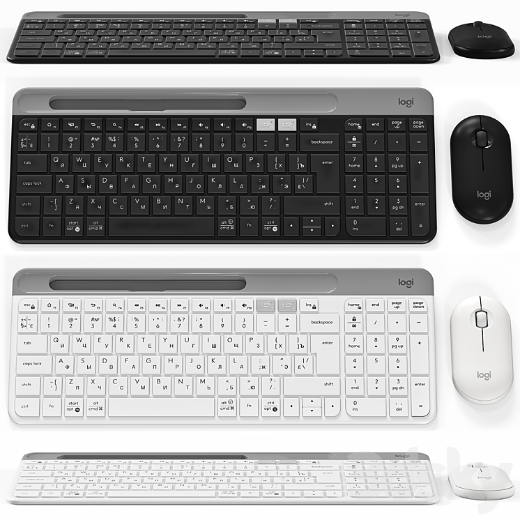 Logitech K580 - PC & other electronics - 3D model