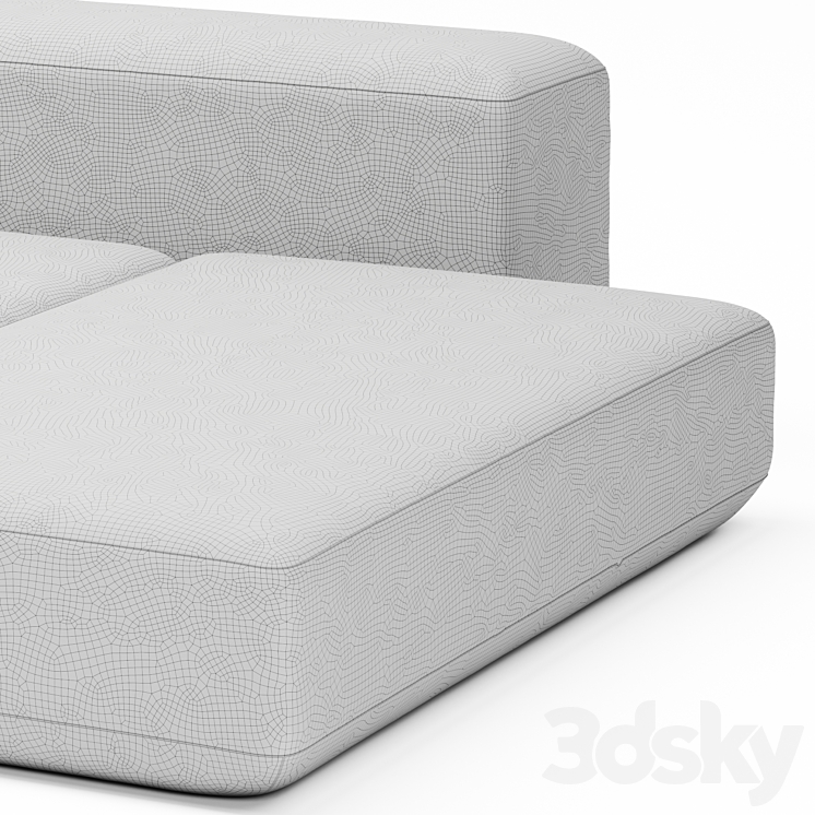 OM Aatom THE ONE Sofa Composition 4 Sofa 3D model