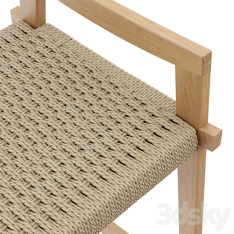 Kioto bar stool by La Redoute Interieurs Chair 3D model