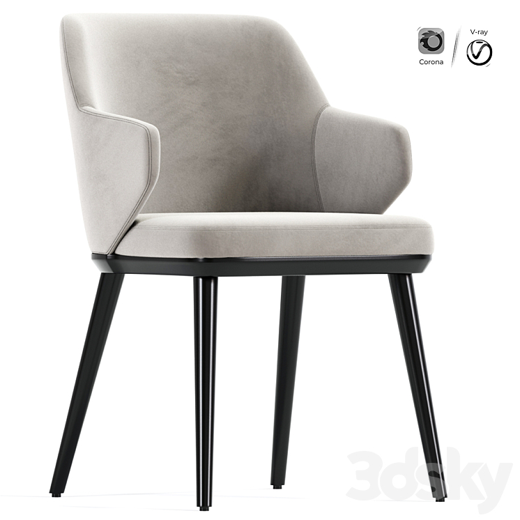 Calligaris Foyer Dining Chairs Chair 3D model