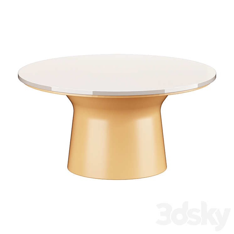 Coffee table Mila Pedestal Coffee Table coffee table Table 3D model
