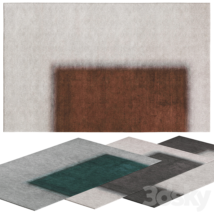 Minotti Landfield Square - Carpets - 3D model