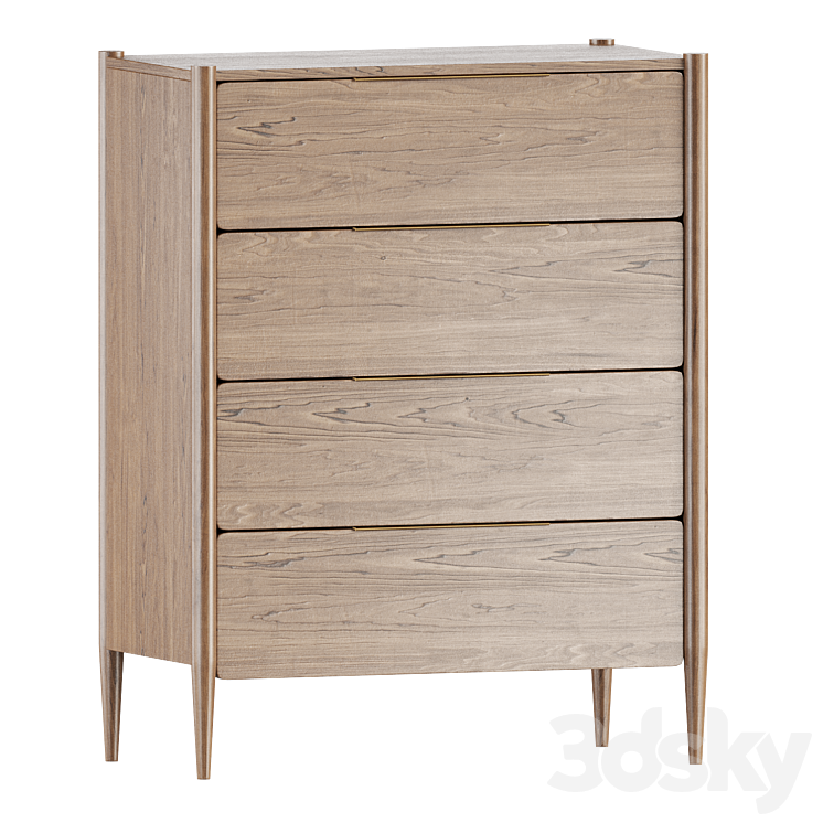 Casa Oak 4Drawer Dresser Crate and Barrel Sideboard & Chest of