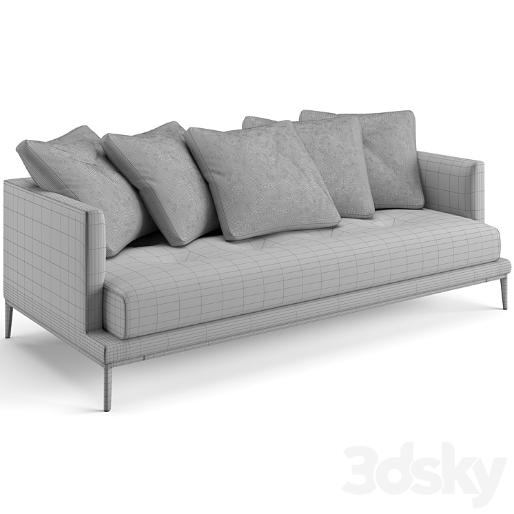 Bonaldo Soft Island sofa 213 cm Sofa 3D model