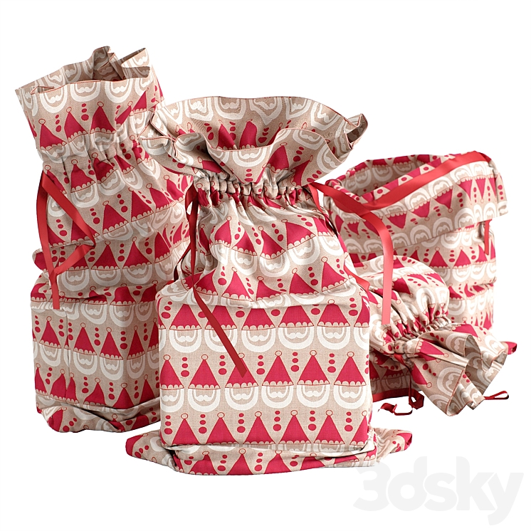 Drawstring bag IKEA VINTERFINT Other decorative objects 3D model