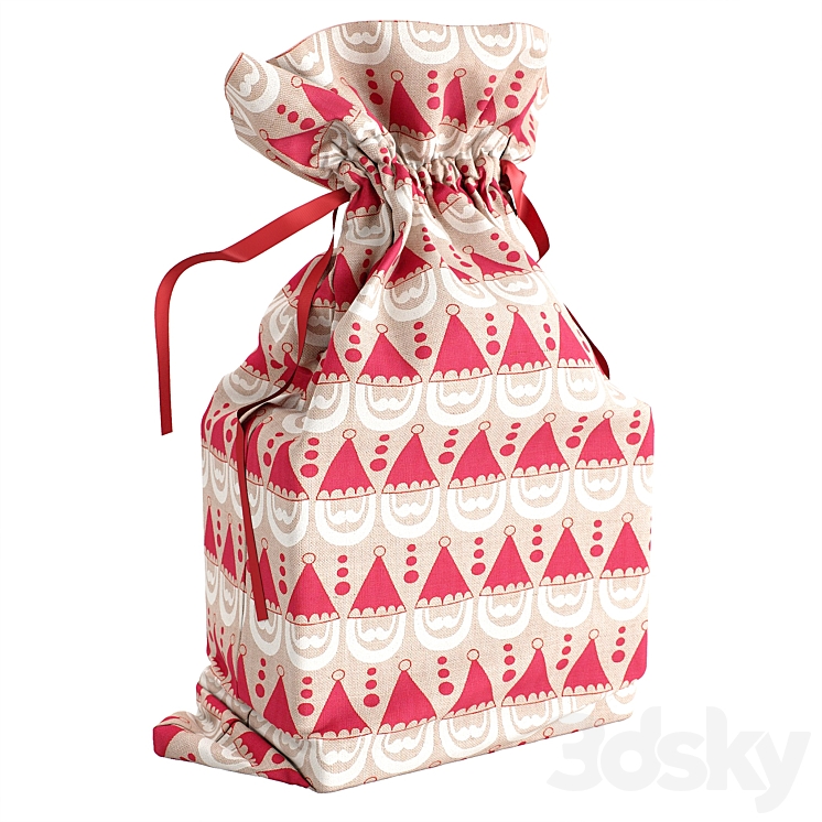 Drawstring bag IKEA VINTERFINT Other decorative objects 3D model