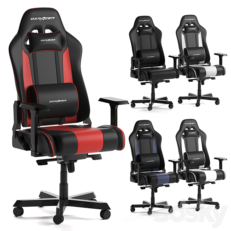 DXRacer - Computer chair OH/K99/NG - Arm chair - 3D model