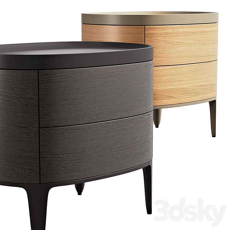 Poliform nightstand GENTLEMAN - Sideboard & Chest of drawer - 3D model