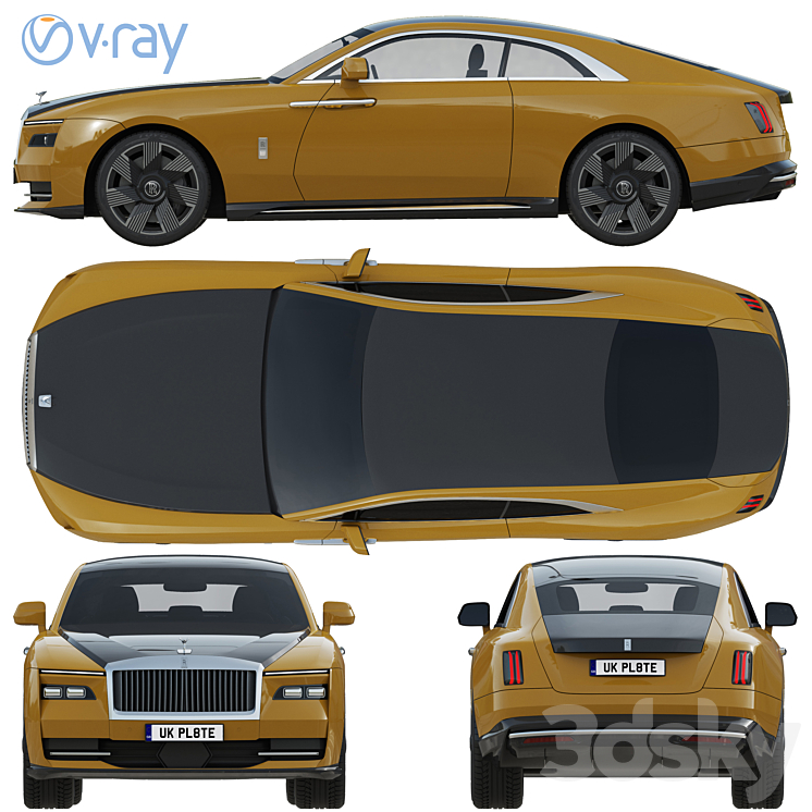 Rolls-Royce Specter - Transport - 3D model