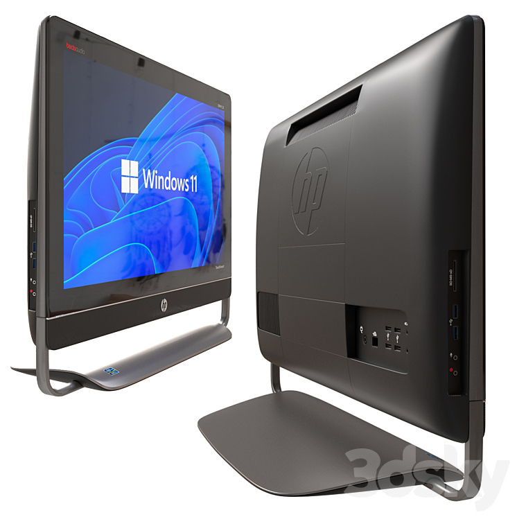 HP Envy 23 - PC & other electronics - 3D model