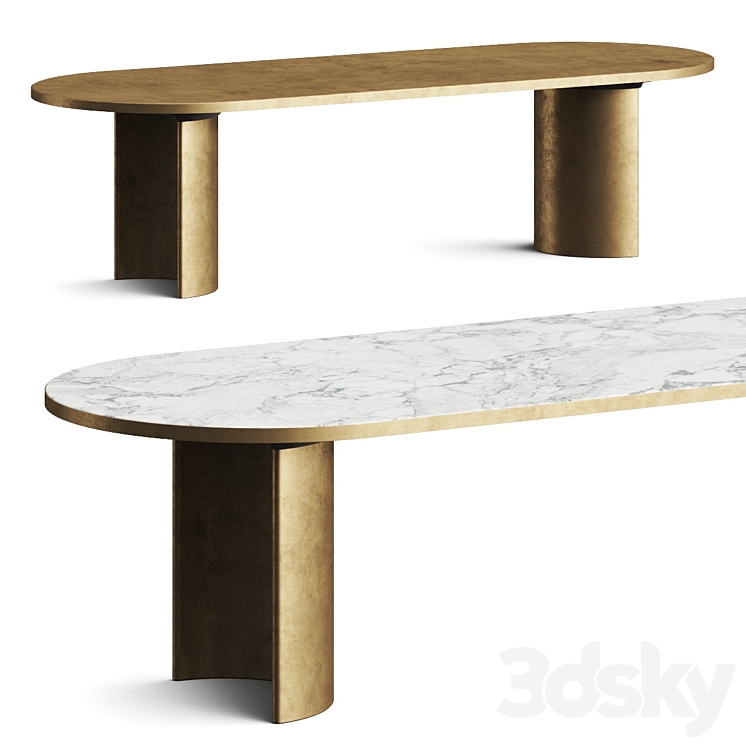 Molteni & C Blevio Dining Table - Table - 3D model