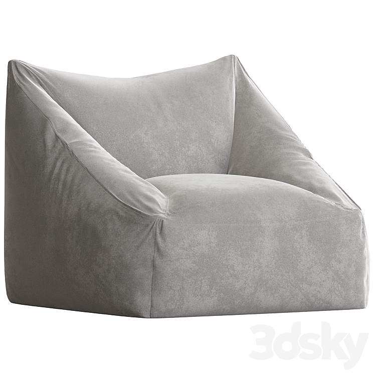 Structured bean shop bag chair
