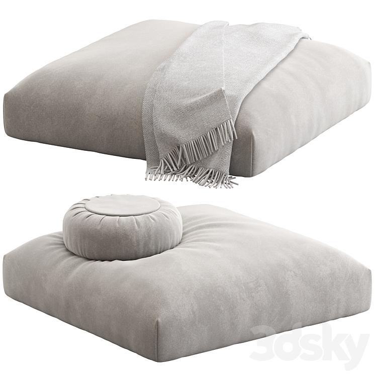 CB2 Sedona Pillows Other soft seating 3D model