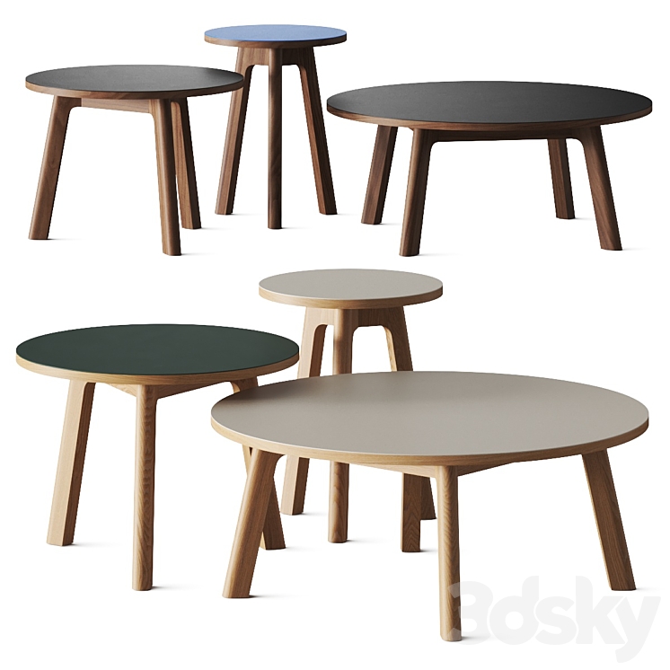 Blu Dot Apt Coffee and Side Tables Table 3D model