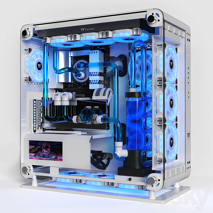 Thermaltake Core P6 Tempered - PC & other electronics - 3D model