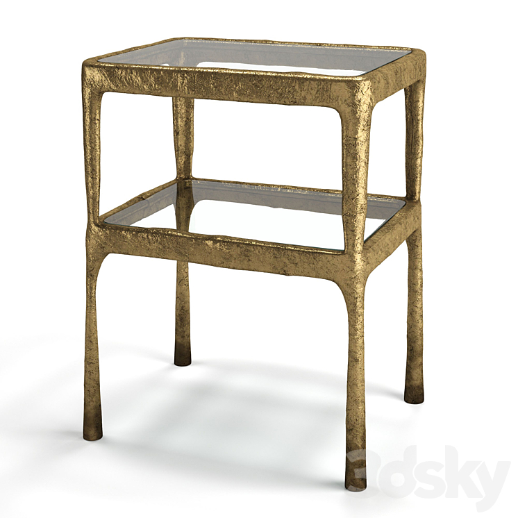 Pottery Barn Bodhi Metal Nightstand Sideboard Chest of drawer