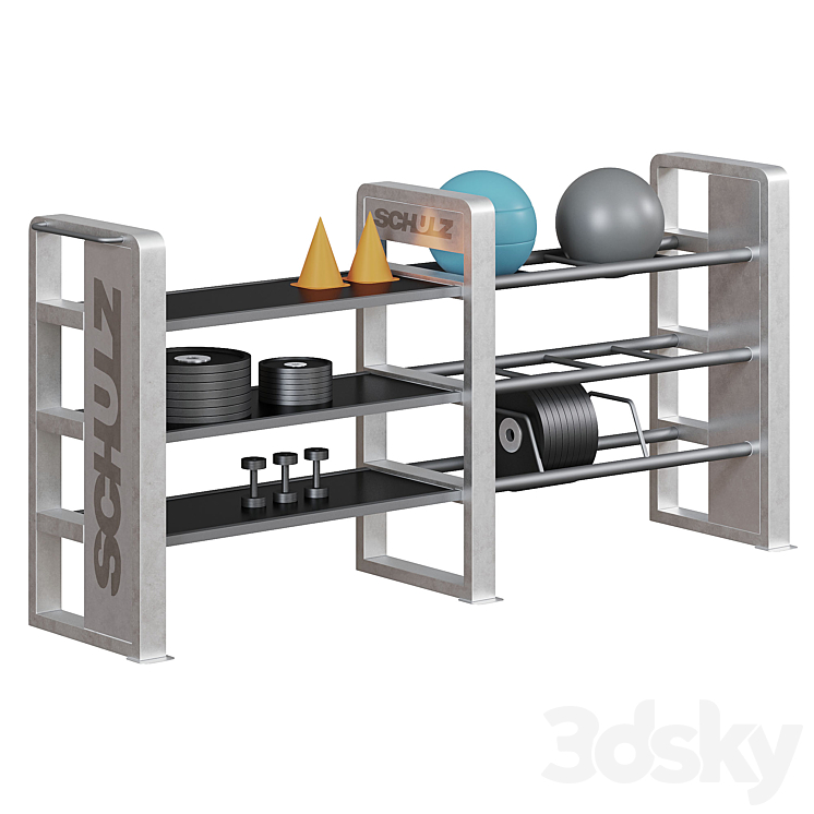 Metal shop rack crossfit