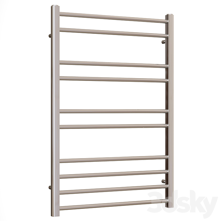 Water heated towel rail Lemark Poseidon P10 50x80 Towel rail 3D model