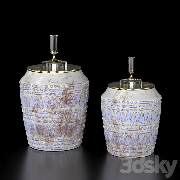 Lenape bottles - Other decorative objects - 3D model