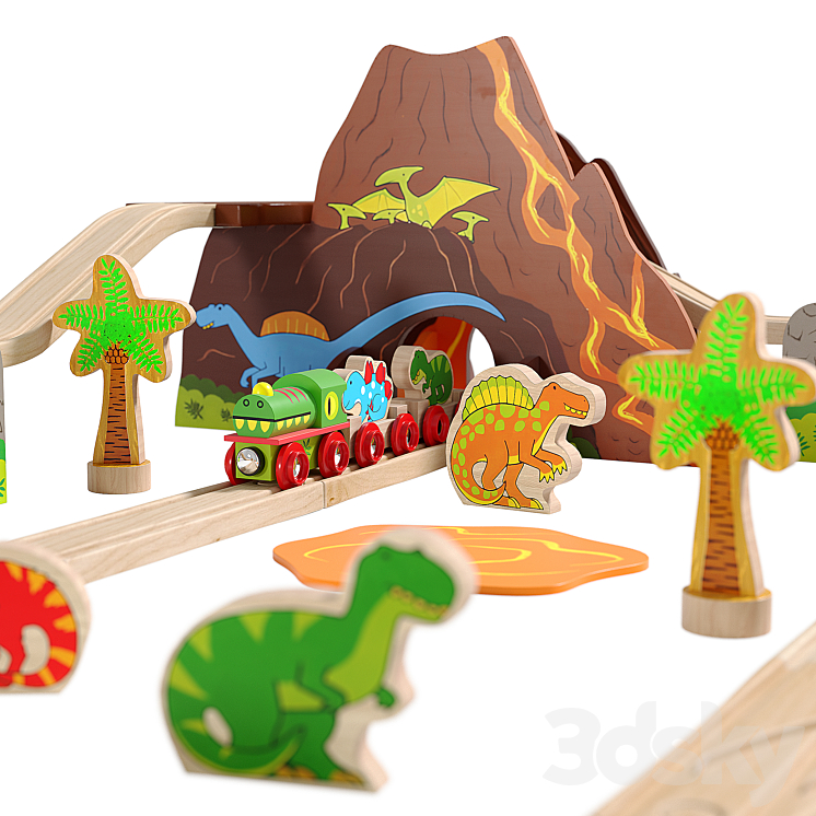 Bigjigs dinosaur train set outlet