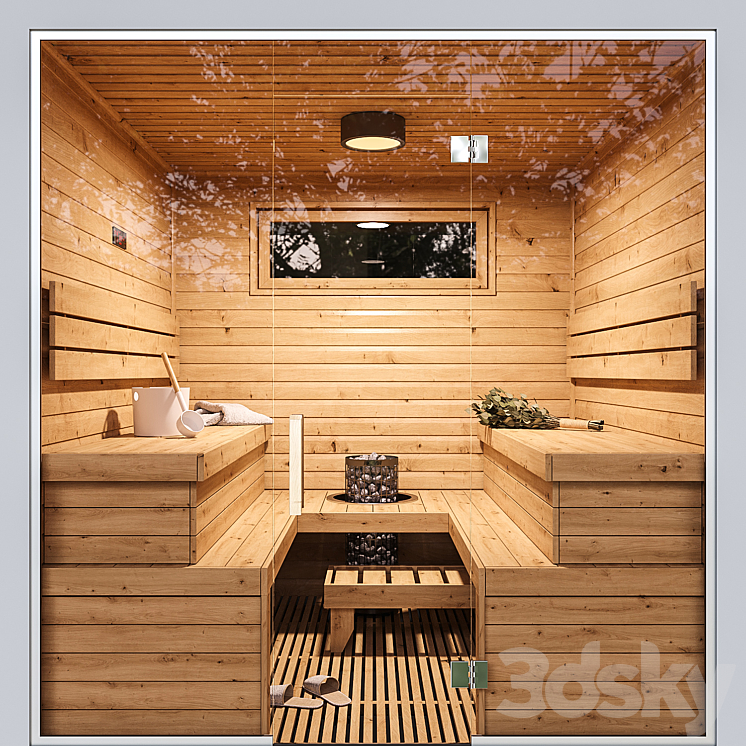 Finnish Sauna 6 Miscellaneous 3D model