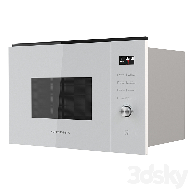 Microwave Kuppersberg HMW 650 WH - Household appliance - 3D model