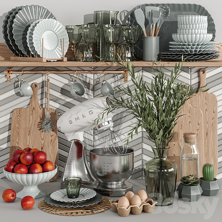 accessories smeg 10 - Other kitchen accessories - 3D model
