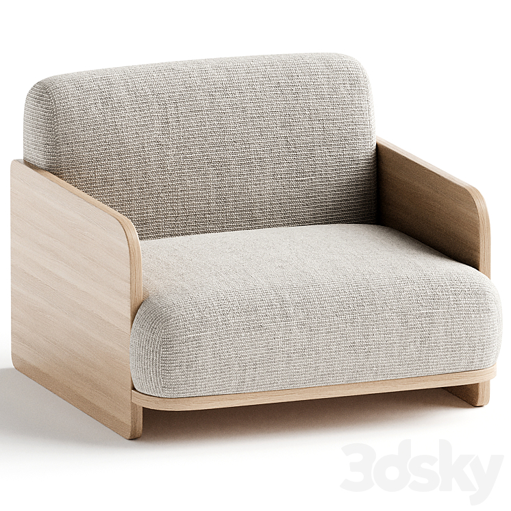 Jardan Marlo Archair Arm chair 3D model