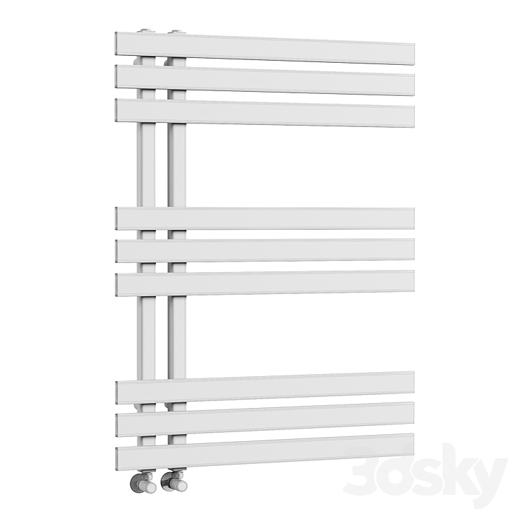 Brenton Sanford Flat Panel Heated Towel Rail Towel rail 3D model