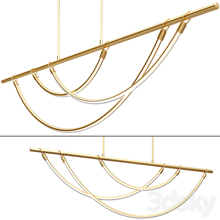 ARYAS by Alora Lighting - Pendant light - 3D model