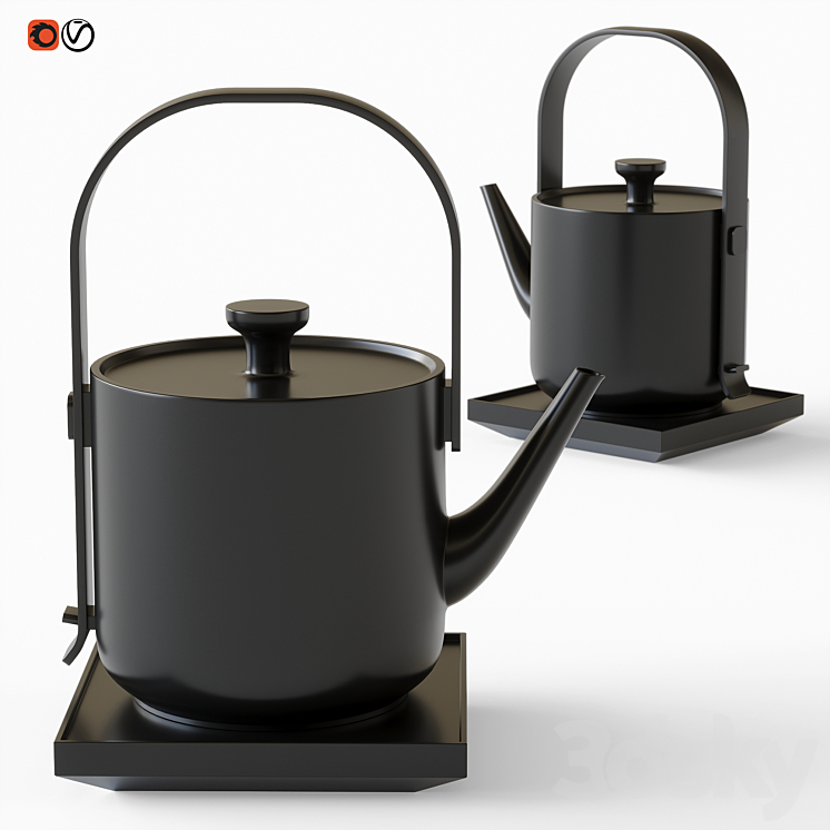Kettle BORK K710 - Household appliance - 3D model