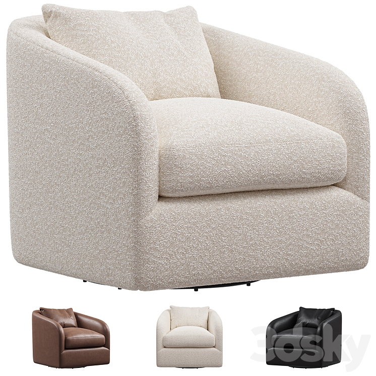 Four hands sales topanga swivel chair