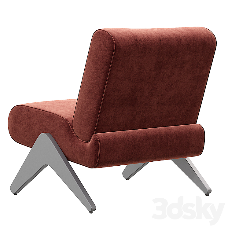 Virgo Occasional Chair Arm chair 3D model